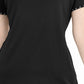 Karen Scott Women's Studded Keyhole Top Black Size Small