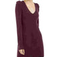 INC International Concepts Women's Puff-Sleeve Sweater Tunic Red Size Extra Small
