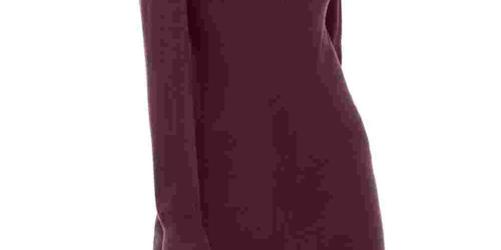 INC International Concepts Women's Puff-Sleeve Sweater Tunic Red Size Extra Small
