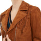INC International Concepts Women's Suede Moto Jacket Brown Size Medium