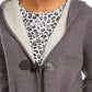 Charter Club Women's Hooded Coatigan Dark Gray Size Medium