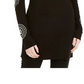 INC International Concepts Women's Petite Medallion-Sleeve Tunic Black Size Petite