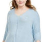 Style & Co Women's Plus Size Tie-Hem Sweater Purple Size 3X