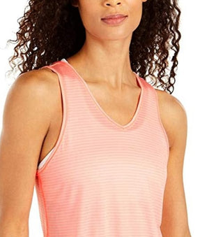 Ideology Women's Strappy-Back Tank Top Pink Size Large