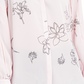 Alfani Women's Printed Inset Detail Blouse Pink Size Medium