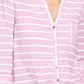 Style & Co Women's Printed Tie Front Top Pink Size X-Large