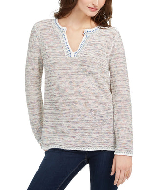 Style & Co Women's Crochet-Trim Tunic Pink Size XX-Large