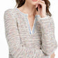 Style & Co Women's Crochet-Trim Tunic Pink Size XX-Large