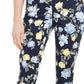 Charter Club Women's Floral Lexington Straight-Leg Jeans Blue Size 10