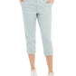 Style & Co Women's Chino Capri Pants Blue Size 10