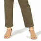 Style & Co Women's Straight-Leg Chino Pants Green Size 12