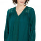 Style & Co Women's Lace-Back Crochet Top Green Size Extra Small