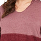 Style & Co Women's Plus Size Colorblocked Hoodie Red Size 3X