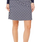 Charter Club Women's Printed Skort Blue Size Extra Large