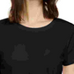 INC International Concepts Women's Ponte Knit Twist Top Black Size Small