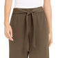 INC International Concepts Women's Tie-Front Culotte Pants Green Size Medium