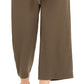 INC International Concepts Women's Tie-Front Culotte Pants Green Size Medium