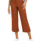 Style & Co Women's Wide-Leg Cropped Pants Med Brown Size 14