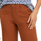 Style & Co Women's Wide-Leg Cropped Pants Med Brown Size 14
