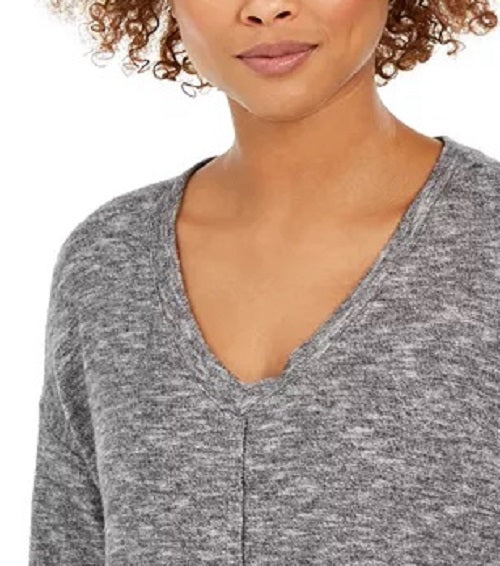 Style & Co Women's Layered-Look Tunic Black Size Small