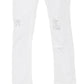 Style & Co Women's Ripped Crop Straight Jeans  White Size 2