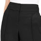 Alfani Women's Pintuck Tummy-Control Trousers Black Size 14 Petite