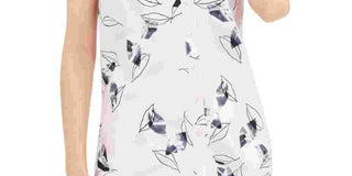 Alfani Women's Printed Tunic Pink Size Large