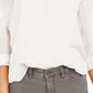 Style & Co Women's Textured Solid Popover Top White Size X-Small