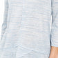 Style & Co Women's V Neck Top Blue Size Medium