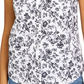 Charter Club Women's Toile Print Sleeveless Shirt Black Size 16