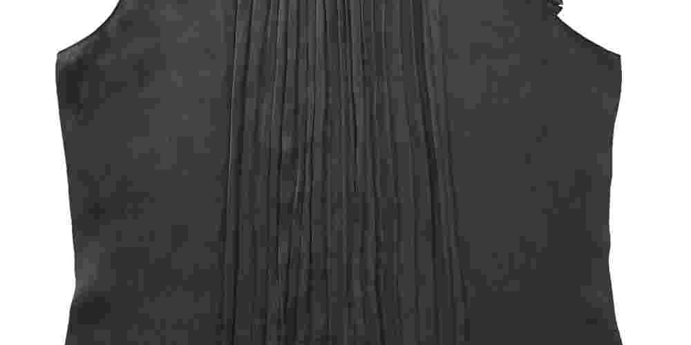 INC International Concepts Women's Pleated Cap Sleeve Top Black Size Small