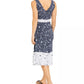 Charter Club Women's Floral Sleeveless Dress  Blue Size Medium