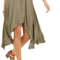 Style & Co Women's Handkerchief Hem Dress Green Size X-Small