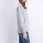 Style & Co Women's Puffy-Sleeve Sweater Gray Size Extra Large