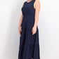 Style & Co Women's Tiered Sleeveless Dress Navy Size XX Large