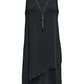 JM Collection Women's Necklace-Embellished Sheath Dress Black Size XX-Large