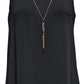 JM Collection Women's Necklace-Embellished Sheath Dress Black Size XX-Large