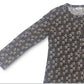 Style & Co Women's Printed Henley Shirt Black Size Large