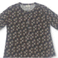 Style & Co Women's Printed Henley Shirt Black Size Large