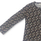 Style & Co Women's Printed Henley Shirt Black Size Small