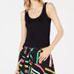 Bar III Women's Sleeveless Top Black Size Large