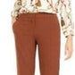 Bar III Women's Straight Leg Pants Brown Size 12