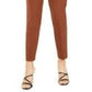 Bar III Women's Straight Leg Pants Brown Size 12