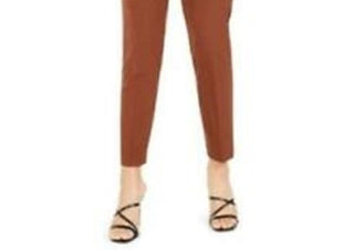 Bar III Women's Straight Leg Pants Brown Size 12