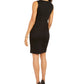 Kasper Women's Colorblocked Sheath Dress Black Size 10