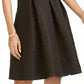 Pappagallo Women's Embroidered A-Line Dress Black Size 12