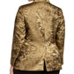 Bar III Women's Trendy Plus Size Metallic One-Button Blazer Gold Size 18W