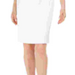 Kasper Women's Tonal Print Sheath Dress White Size 6