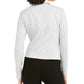 Bar III Women's Ponte-Knit Moto Jacket Gray Size Medium
