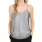 Bar III Women's Spaghetti Strap Camisole Silver Size Small